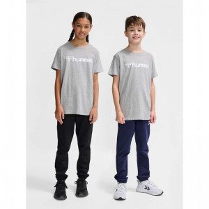 Dětské Tričko Hummel Go 2.0 Logo S/S Šedé | 678384-943