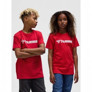Dětské Tričko Hummel Go 2.0 Logo S/S Červené | 090776-385