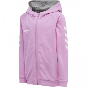 Dětské Tričko Hummel Go Cotton Zip Levandule | 284582-966