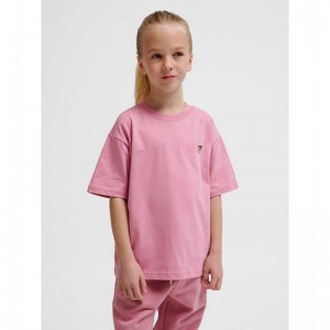 Dětské Tričko Hummel Jr Loose S/S Bee Růžové | 655968-286