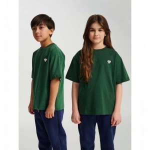 Dětské Tričko Hummel Jr Loose S/S Bee Zelene | 813214-267