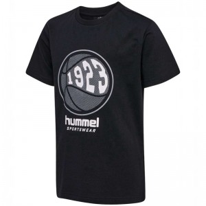 Dětské Tričko Hummel Leo S/S Černé | 703582-036