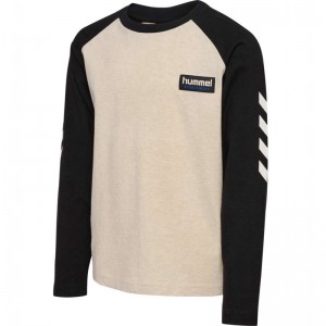 Dětské Tričko Hummel Melvin L/S Černé | 182097-168