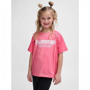 Dětské Tričko Hummel Mexine S/S Růžové | 908441-051