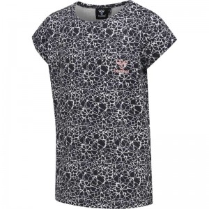 Dětské Tričko Hummel Nanna S/S Černé | 641610-429