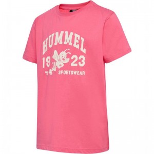 Dětské Tričko Hummel Print S/S Růžové | 975822-663