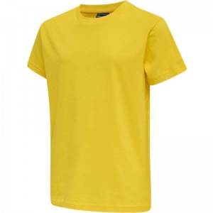 Dětské Tričko Hummel Red Basic S/S Žluté | 871208-672