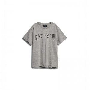 Dětské Tričko Hummel Stsocean S/S Šedé | 660871-334