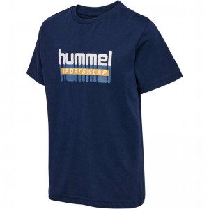 Dětské Tričko Hummel Tukas S/S Černé | 470697-658