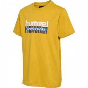 Dětské Tričko Hummel Tukas S/S Žluté | 592361-173