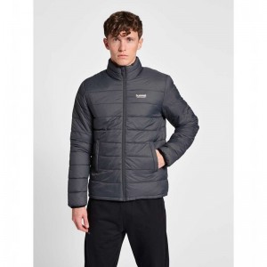 Pánské Bundy Hummel Wind Puff Šedé | 446726-398
