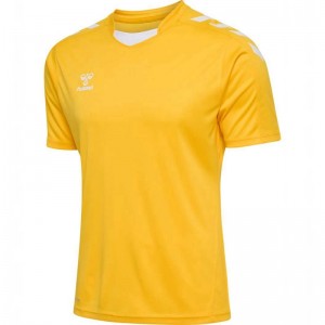 Pánské Dres Hummel Core Xk Poly S/S Žluté | 469804-929