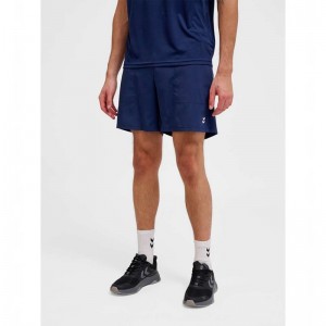 Pánské Mikina s Kapucí Hummel Pulse Workout Tmavě Blankyt | 414927-776