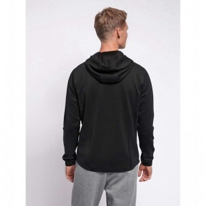 Pánské Mikina s Kapucí Hummel Tropper Zip Černé | 515382-621