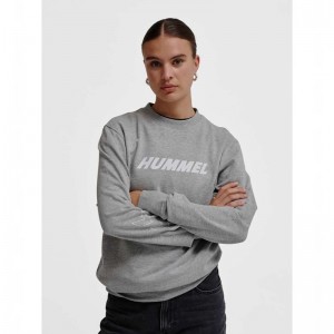 Pánské Mikiny Hummel Elemental Šedé | 955248-002