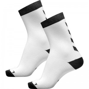 Pánské Ponožky Hummel Element Indoor Sport 2 Pack Bílé | 304449-702