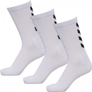 Pánské Ponožky Hummel Fundamental 3-pack Bílé | 628496-527