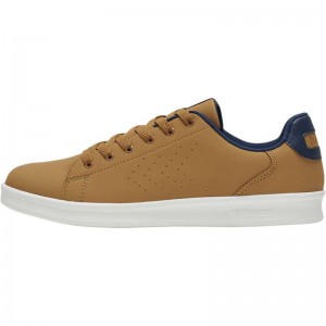 Pánské Tenisky Hummel Busan Synth. Nubuck Hnědé | 775238-159