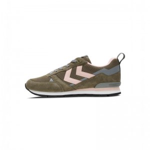 Pánské Tenisky Hummel Thor Olivy Zelené | 869954-320