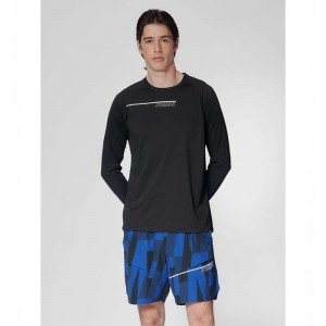 Pánské Tričko Hummel Court Light Weight L/S Černé | 227729-236