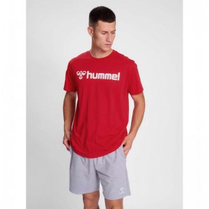 Pánské Tričko Hummel Go 2.0 Logo S/S Červené | 033474-463