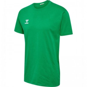 Pánské Tričko Hummel Go 2.0 S/S Zelene | 659500-095