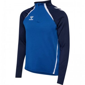 Pánské Tričko Hummel Lead 2.0 Half Zip Blankyt | 243667-895