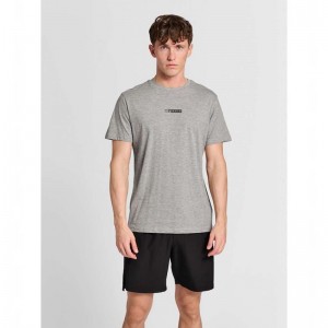 Pánské Tričko Hummel Offgrid S/S Šedé | 805377-232