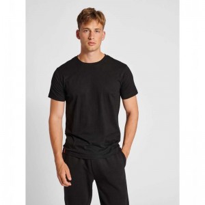 Pánské Tričko Hummel Red Basic S/S Černé | 770044-075