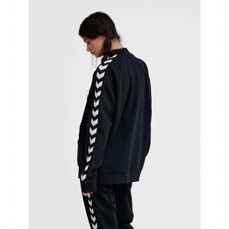 Dámské Bundy Hummel Archive Regular Poly Zip Černé | 629042-439