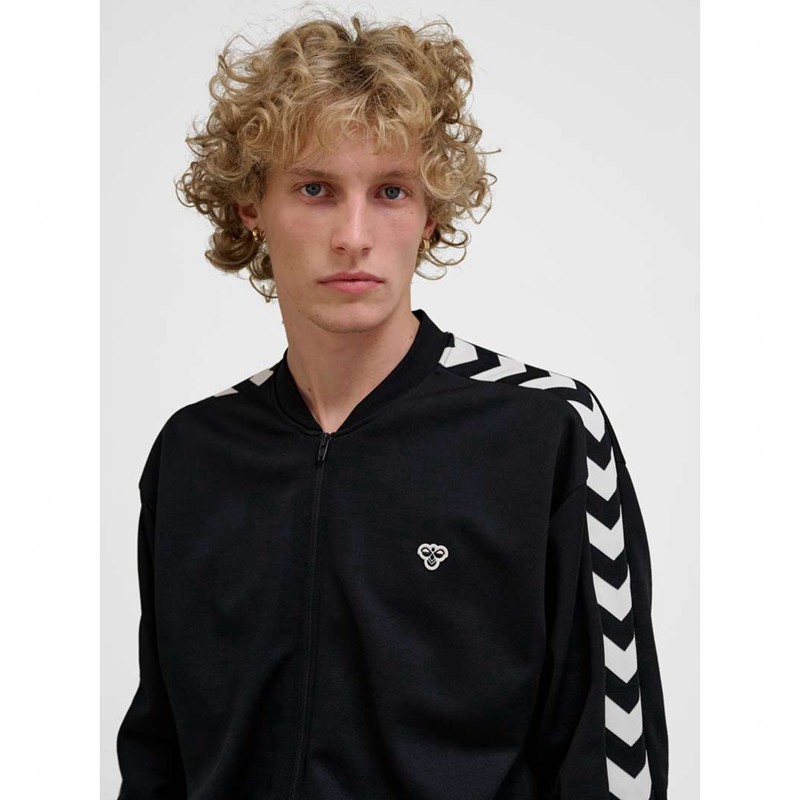 Dámské Bundy Hummel Archive Regular Poly Zip Černé | 629042-439