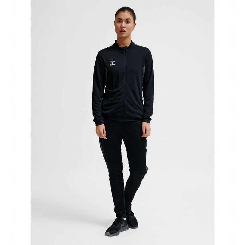 Dámské Bundy Hummel Authentic Pl Zip Černé | 684794-387