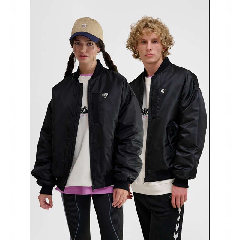 Dámské Bundy Hummel Baseball Bee Černé | 468987-188