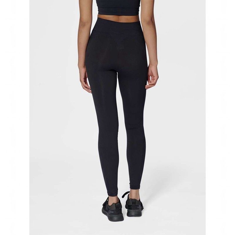 Dámské Bundy Hummel Clea Seamless Mid Waist Černé | 304197-555