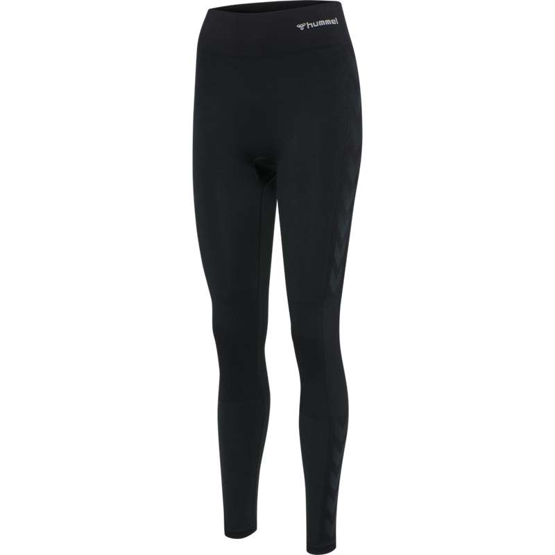 Dámské Bundy Hummel Clea Seamless Mid Waist Černé | 304197-555