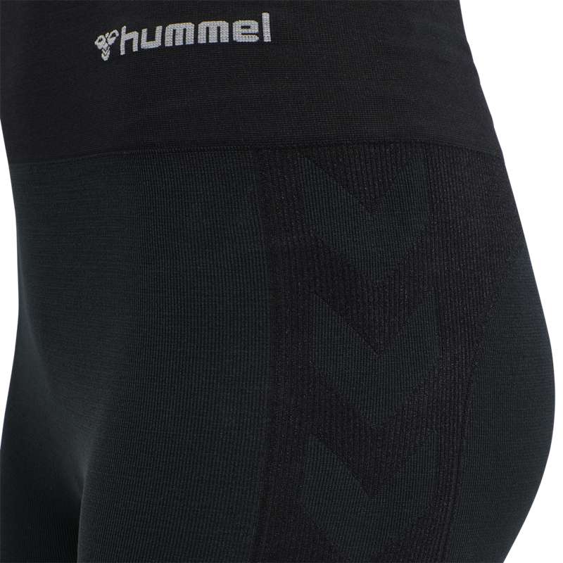 Dámské Bundy Hummel Clea Seamless Mid Waist Černé | 304197-555