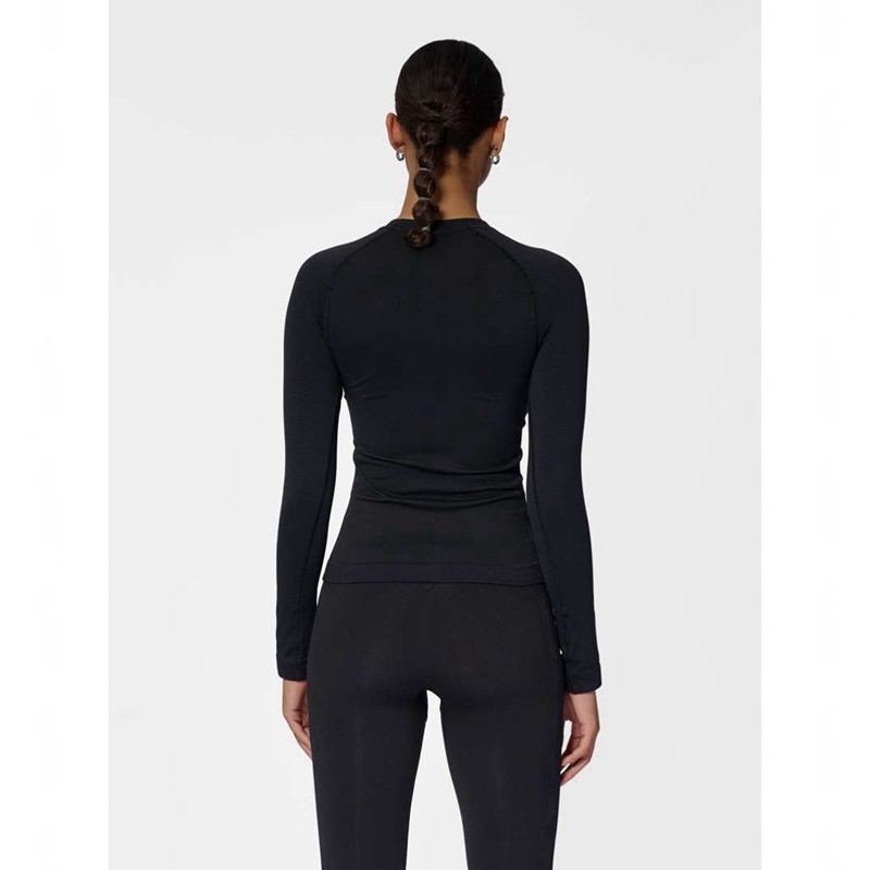 Dámské Bundy Hummel Clea Seamless Tight L/S Černé | 340232-514