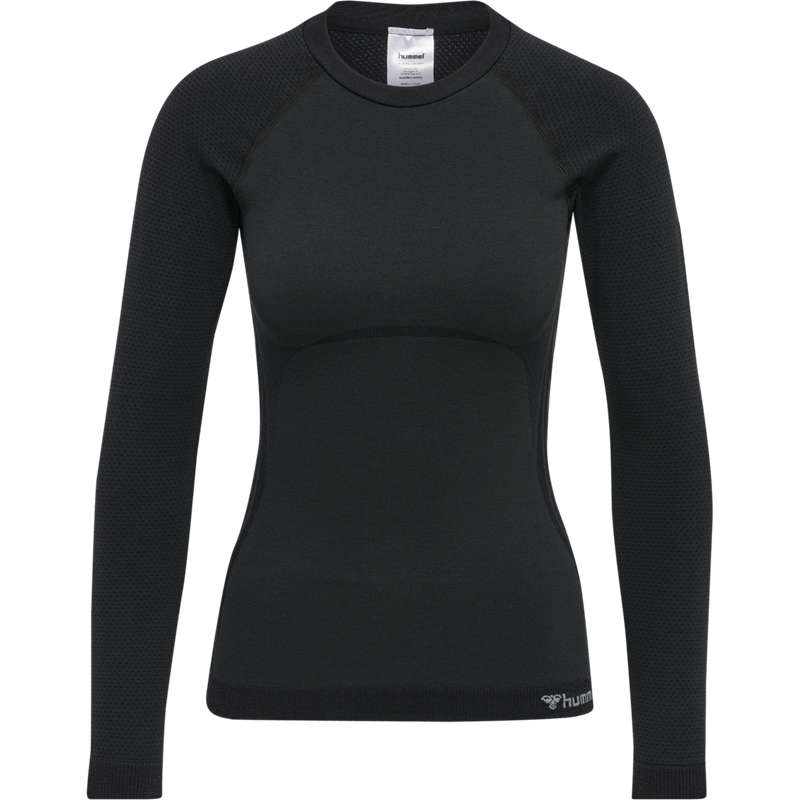 Dámské Bundy Hummel Clea Seamless Tight L/S Černé | 340232-514