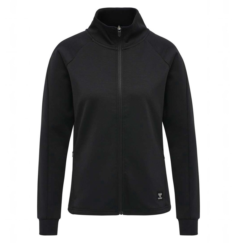 Dámské Bundy Hummel Essi Zip Černé | 749212-406