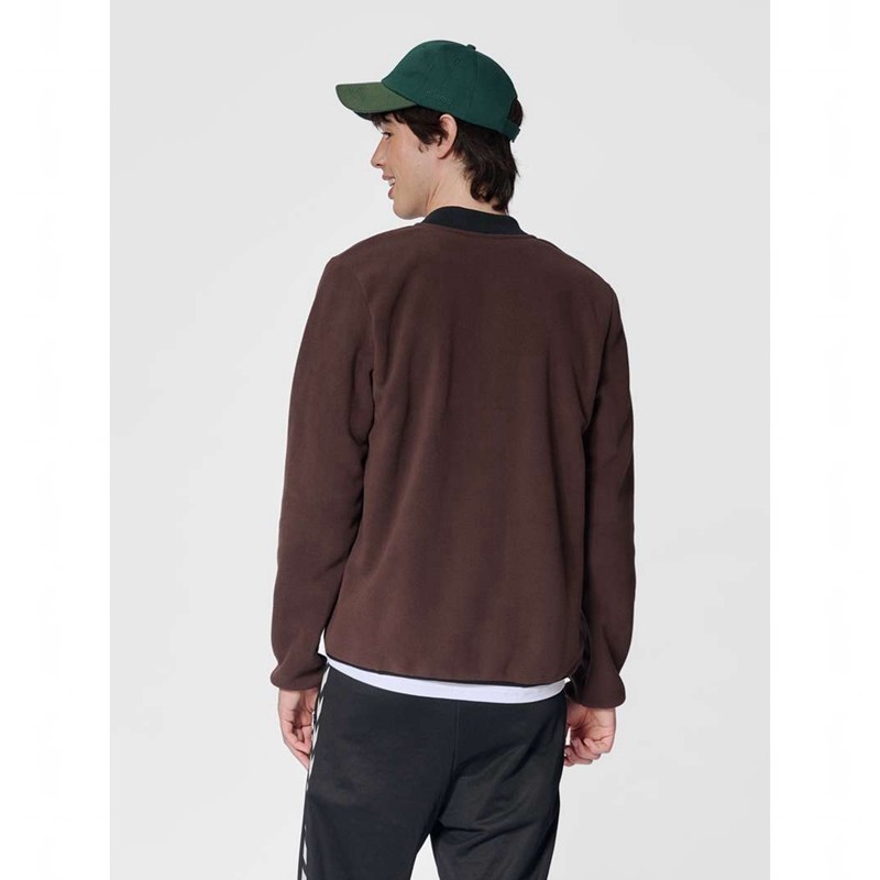 Dámské Bundy Hummel Fleece Zip Bee Vínové | 482299-811