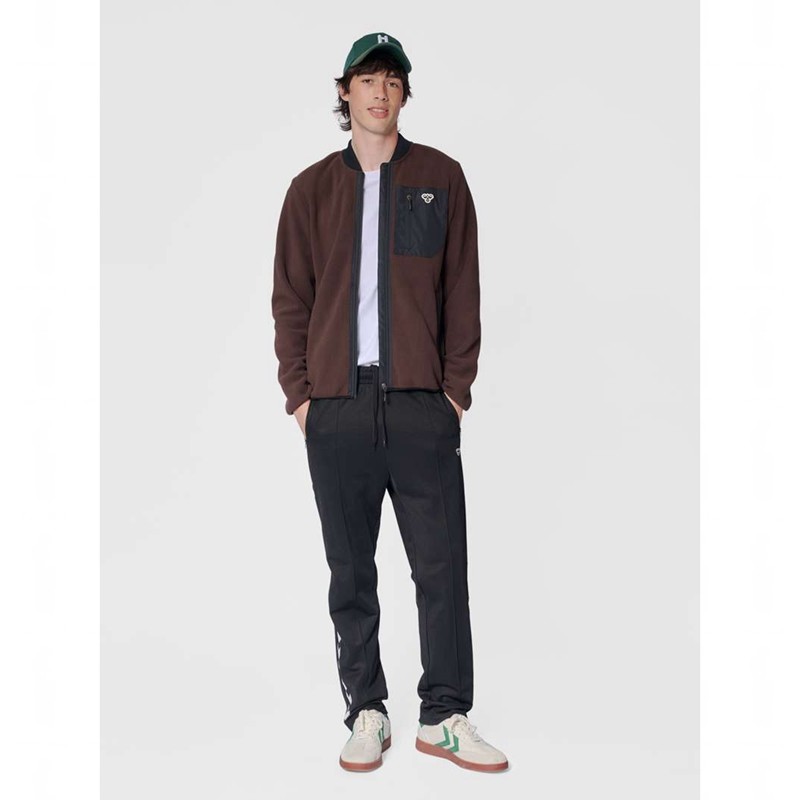 Dámské Bundy Hummel Fleece Zip Bee Vínové | 482299-811