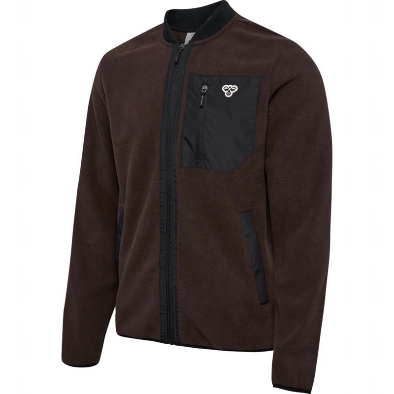 Dámské Bundy Hummel Fleece Zip Bee Vínové | 482299-811