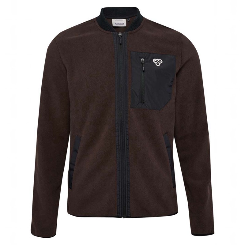 Dámské Bundy Hummel Fleece Zip Bee Vínové | 482299-811