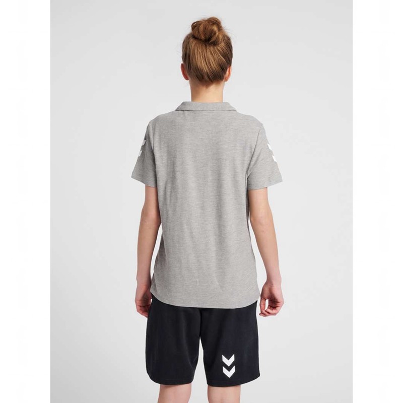 Dámské Bundy Hummel Go Cotton Polo Šedé | 753337-541