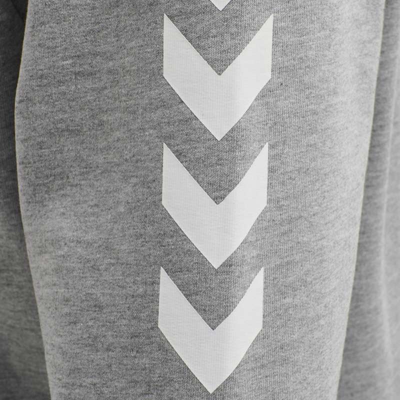 Dámské Bundy Hummel Go Cotton Zip Šedé | 204849-665