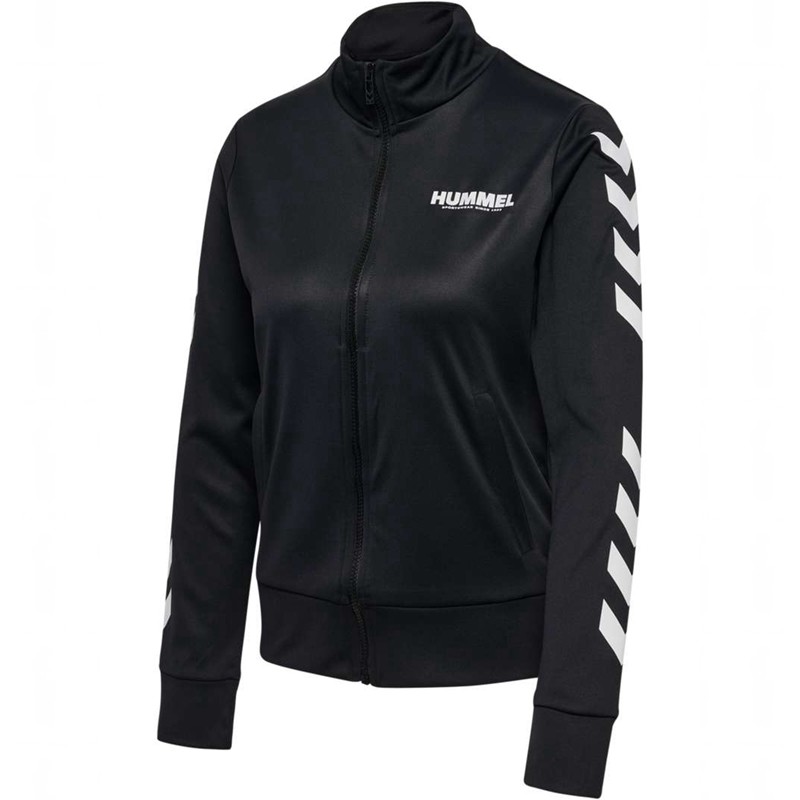 Dámské Bundy Hummel Legacy Evy Poly Zip Černé | 232247-595