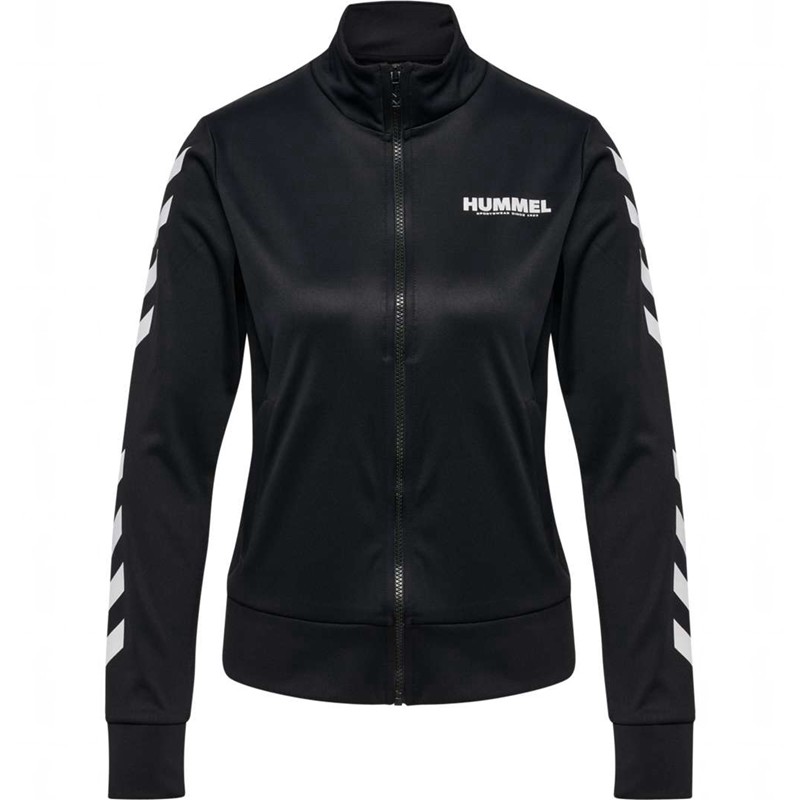 Dámské Bundy Hummel Legacy Evy Poly Zip Černé | 232247-595