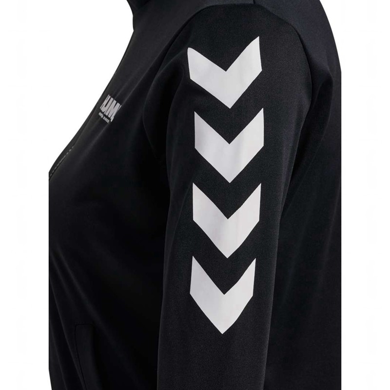Dámské Bundy Hummel Legacy Evy Poly Zip Černé | 232247-595