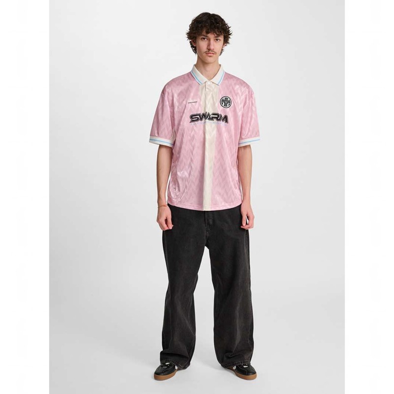 Dámské Bundy Hummel Loose Fb S/S Růžové | 445668-588