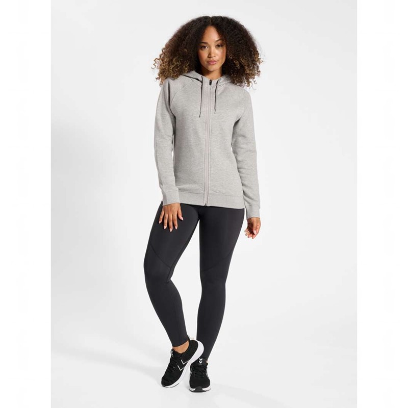 Dámské Bundy Hummel Red Classic Zip Šedé | 304372-163